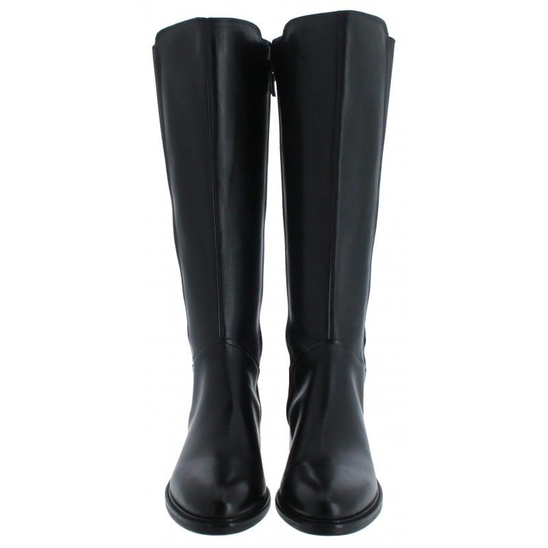 Vagabond amina black 2025 leather knee high boots